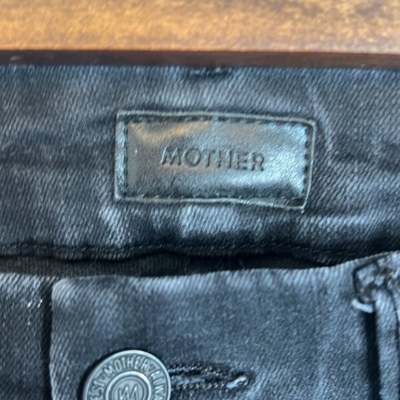 Mother The Looker Ankle Fray Jeans Guilty as Sin 26 - Picture 9 of 12